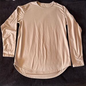 Bylt Drop cut light brown long sleeve tee size men’s medium
